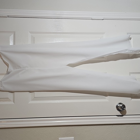 NWOT Merona Semi-sheer white Swim Vacation coverup pants w Waist Tie Medium - Picture 13 of 13